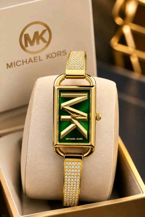Michaae_l Kors Gold Green