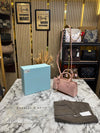 Charle & Keith Structured Top Handle Shoulder Bag With Box And Dust Bag (Pink)