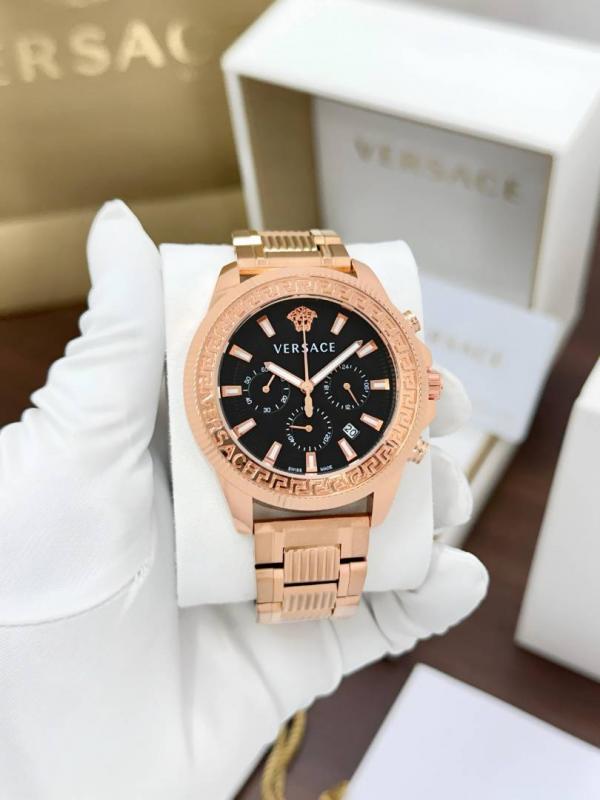 Versace Greca Action Chronograph copper black