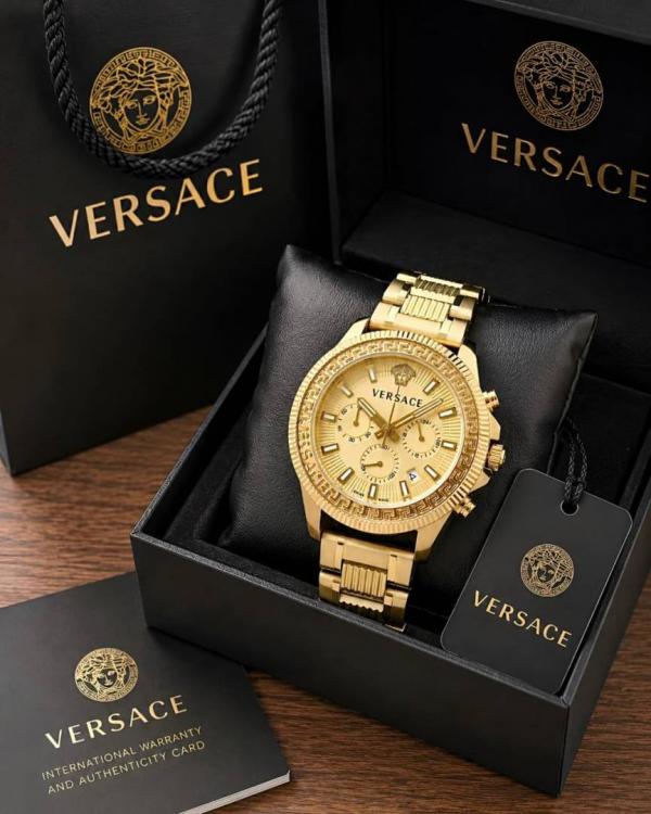 Versace Greca Action Chronograph full gold