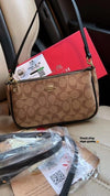 Coac Nolita Signature Canvas Shoulder Bag With Box And Dust Ba ricot) (F 55390)