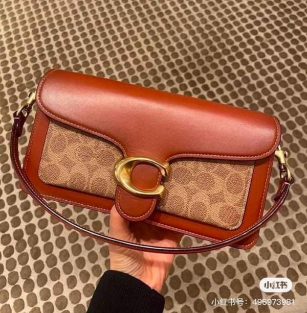 Coac _Tabby_Leather_Shoulder_Bag_With_Box_And_Dust_Bag_(Brownl