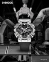 Casio g shock gm110 silver