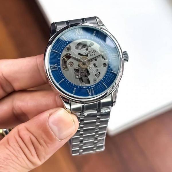 Tisso 1853 Automatic Silver Blue