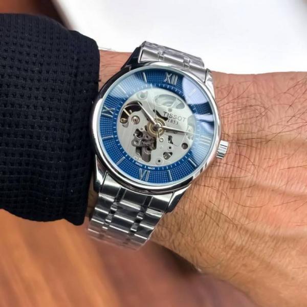 Tisso 1853 Automatic Silver Blue
