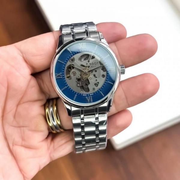 Tisso 1853 Automatic Silver Blue