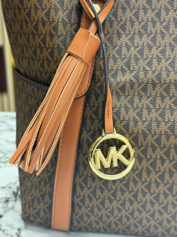 Michael ors sullivan Side Cut Tote Bag With Dust Bag (Brown)