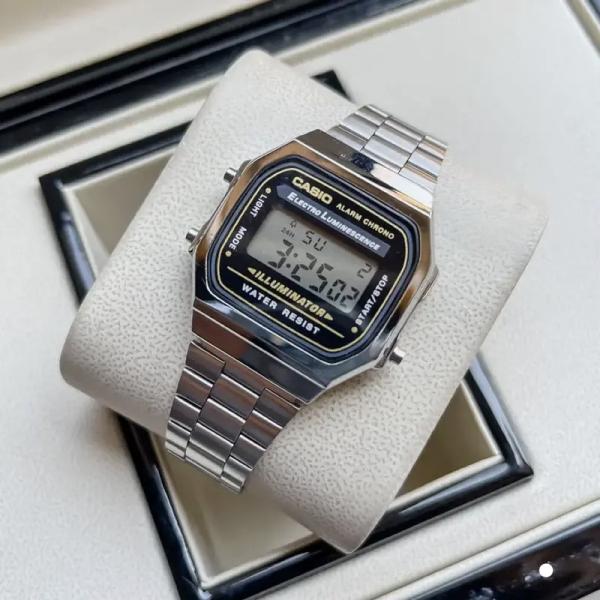 Casio Vintage Silver HQ AT306
