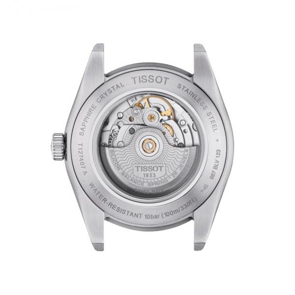 Tissoot Gentleman Powermatic 80 Silicium Silver-Toned Dial
