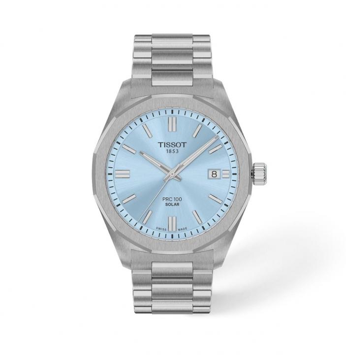 Tissoot PRC 100 Solar 39mm Ice-Blue Dial