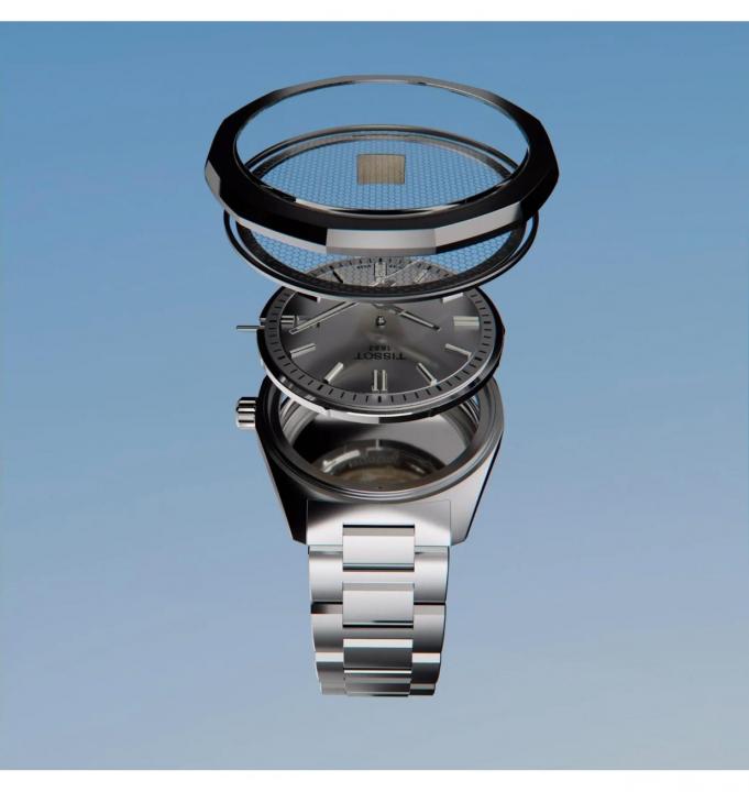 Tissoot PRC 100 Solar 39mm Silver Dial