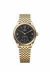Roleex Perpetual 1908 Ref.52508 Yellow Gold Chain Black Dial