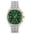 Boss Skytraveller Chronograph Model-1514195. Green Dial
