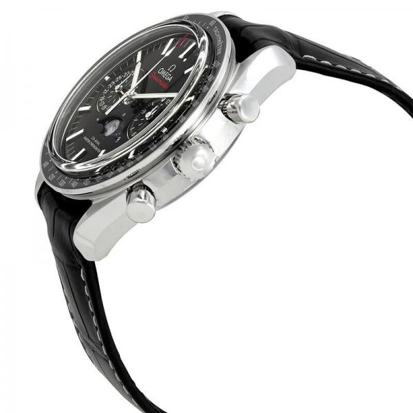 Omegga Speedmaster Moonphase Co-Axial Master Chronograph Black Sunbrushed Dial