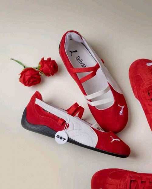 Pumma Speed Cat Ballet Red White for her