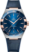 Omegga Constellation Co-Axial Chronometer Blue Leather Strap