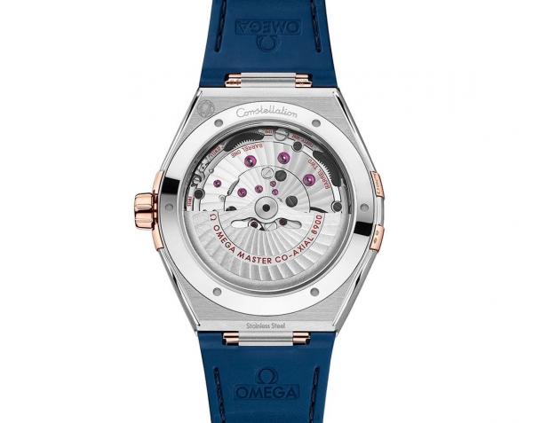 Omegga Constellation Co-Axial Chronometer Blue Leather Strap