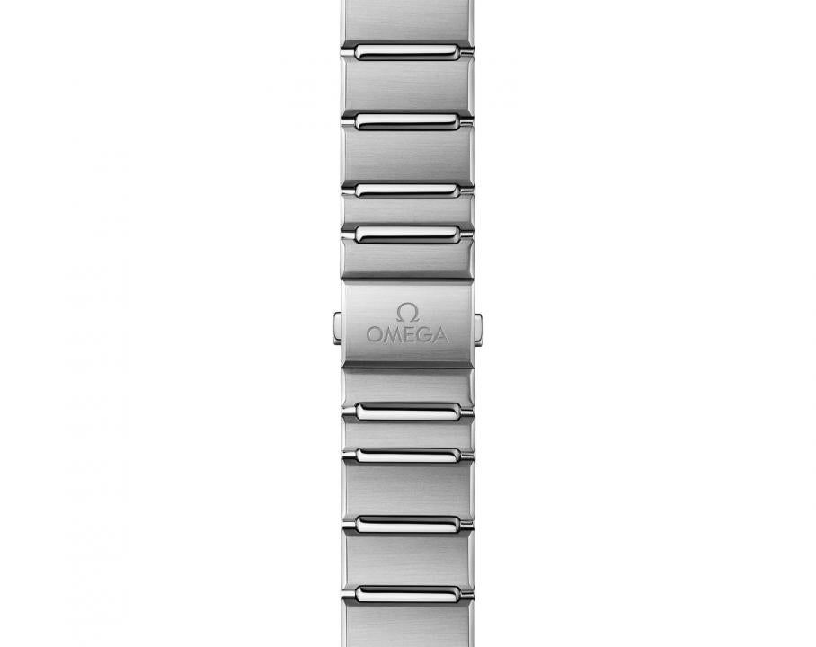 Omegga Constellation 41MM Co-Axial Master Chronometer Silver Chain White Dial Rose Gold Tone