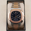 Patek Philipe Nautilus Flyback Chronograph Rose Gold Bezel