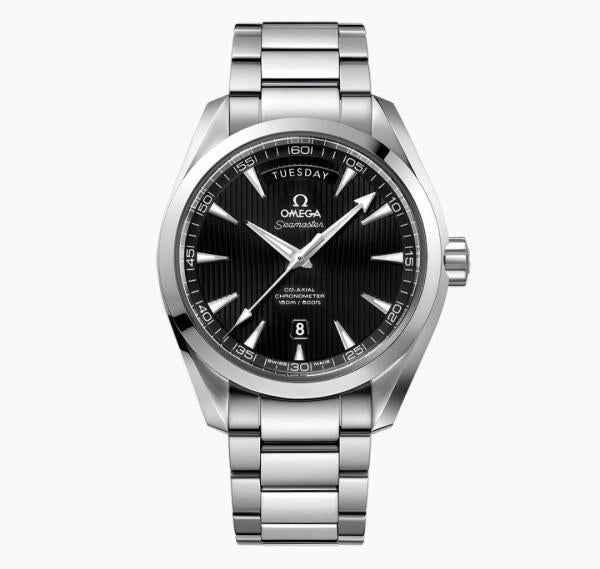 Omegga Seamaster Aqua Terra 150M Silver Black Japan Automatic
