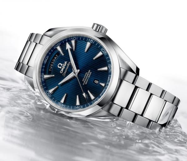 Omegga Seamaster Aqua Terra 150M Silver Blue Japan Automatic