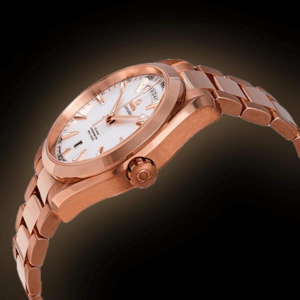 Omegga Seamaster Aqua Terra 150M Copper White Japan Automatic