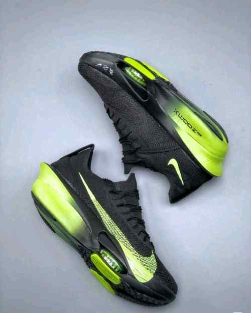 Nikkee Air zoom Alphafly 3 Black Green Running Shoes
