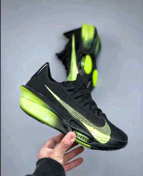 Nikkee Air zoom Alphafly 3 Black Green Running Shoes