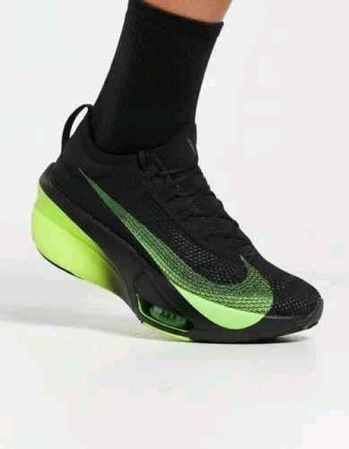 Nikkee Air zoom Alphafly 3 Black Green Running Shoes