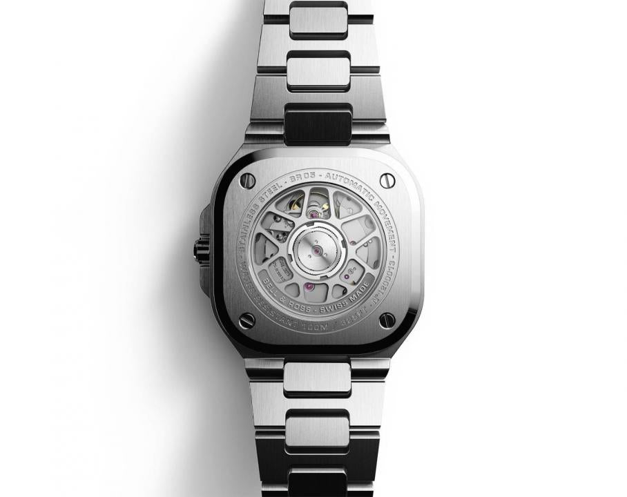 Bell & Ross BR 05 Grey Steel Automatic Japan Sunray Grey Dial