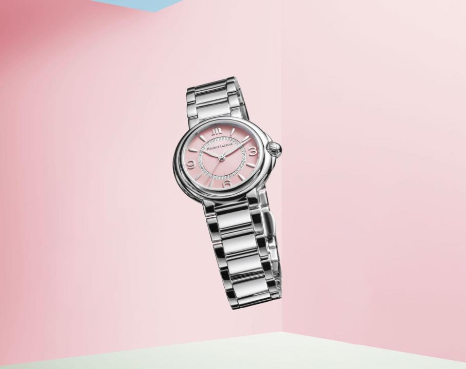 Maurice Lacroix Fiaba Colours Edition Silver Pastel Pink Dial