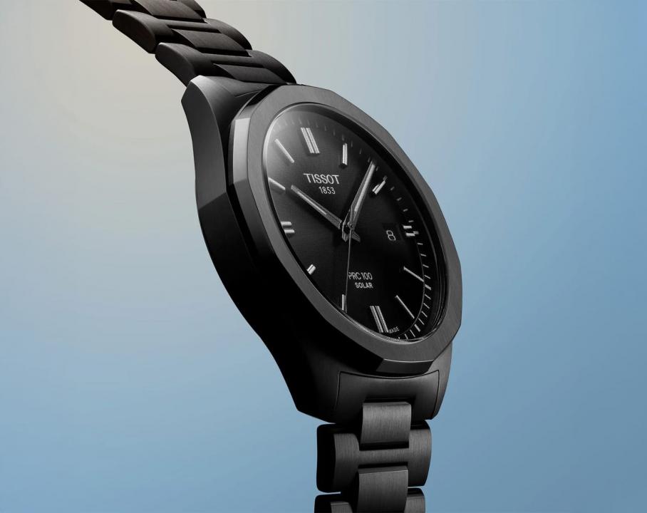 Tissoot PRC 100 Solar 39mm Full Black