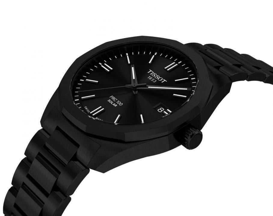 Tissoot PRC 100 Solar 39mm Full Black