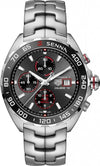 Tag Heueer Formula 1 Chronograph X Senna Special Edition Silver Black Dial