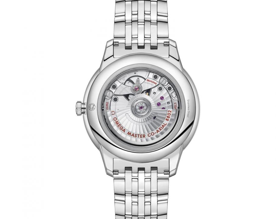 Omegga De Ville Prestige Co-Axial Chronometer Silver Black Dial