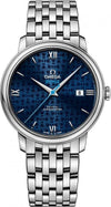 Omegga De Ville Prestige Co-Axial Chronometer Orbis Edition Silver Blue Dial