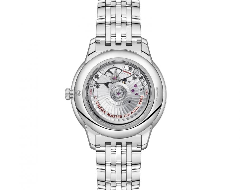 Omegga De Ville Prestige Co-Axial Chronometer Orbis Edition Silver Blue Dial