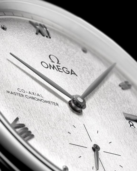 Omegga De Ville Prestige Co-Axial Chronometer Small Second Timepiece Silver White Dial