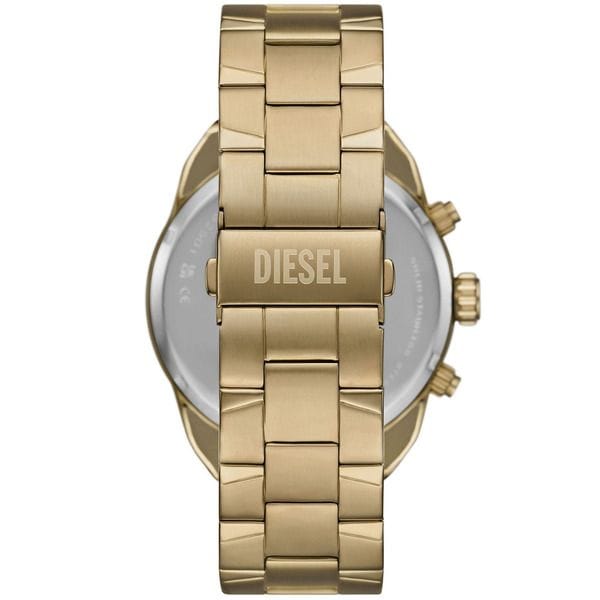 Dieseal Spiked Chronograph Gold-Tone Black Dial