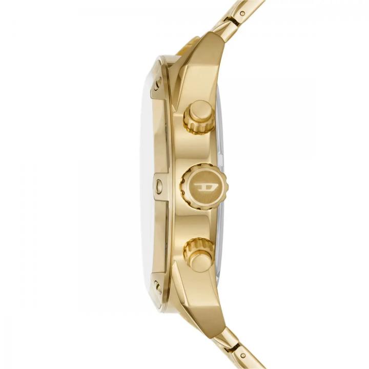 Dieseal Spiked Chronograph Gold-Tone Gold Dial