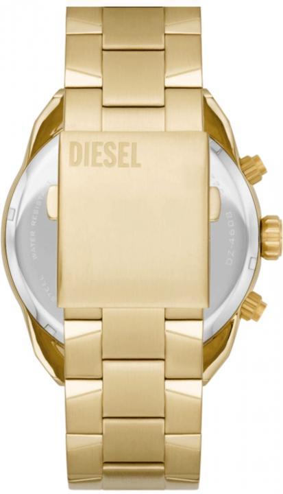 Dieseal Spiked Chronograph Gold-Tone Gold Dial