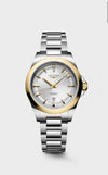 Longinees Conquest Automatic Silver Chain Dial Gold Tone