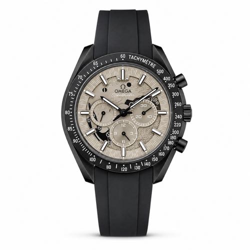Omega SpeedMaster Dark Side Of The Moon Black Strap