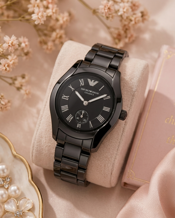 Emporio Armaan_i AR1418 Ceramica Silver