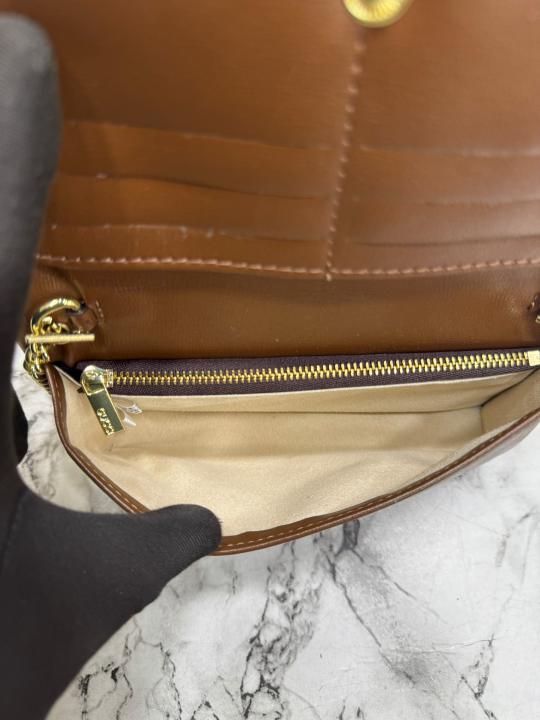 Gucc Horsebit 1955 GG Supreme Mini Shoulder Bag With Box  and Dust Bag (50248)