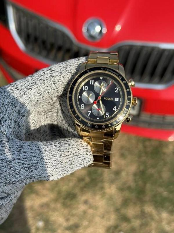 Fossi Tourer Chronograph Gold Black