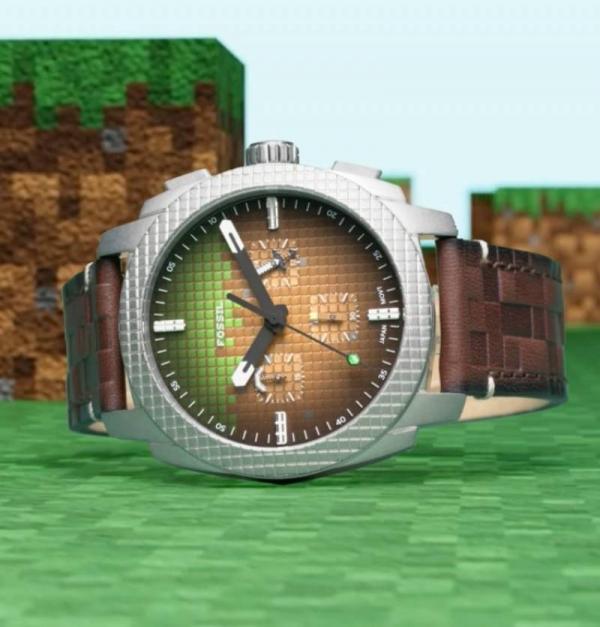 Fossi Minecraft Chronograph (All working)