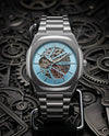 Fossi_il Automatic Skeleton sky blue