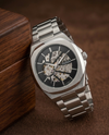 Fossi_il Automatic Skeleton silver Black