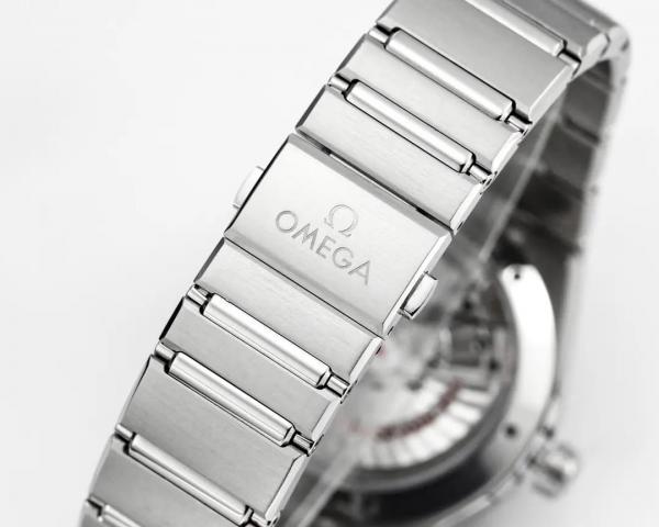 Omegga Constellation 41MM Co-Axial Master Chronometer Silver Chain Blue Dial